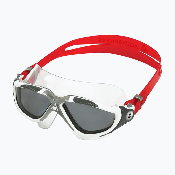 Μάσκα κολύμβησης Aquasphere Vista λευκό/κόκκινο/σκούρο MS5050915LD 7