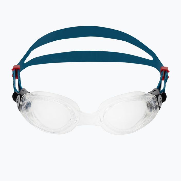 Γυαλιά κολύμβησης Aquasphere Kaiman διαφανή/πετρόλ/διαφανή EP3000098LC 2