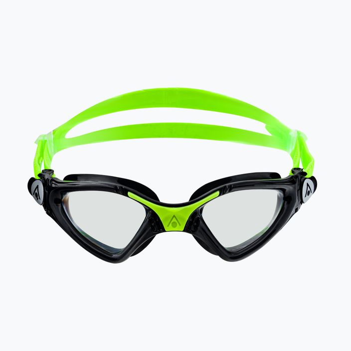 Παιδικά γυαλιά κολύμβησης Aquasphere Kayenne μαύρο/φωτεινό πράσινο/καθαρό EP3010131LC 2