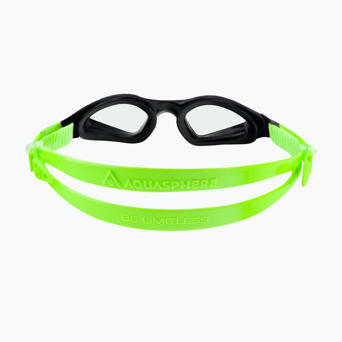 Παιδικά γυαλιά κολύμβησης Aquasphere Kayenne μαύρο/φωτεινό πράσινο/καθαρό EP3010131LC 5
