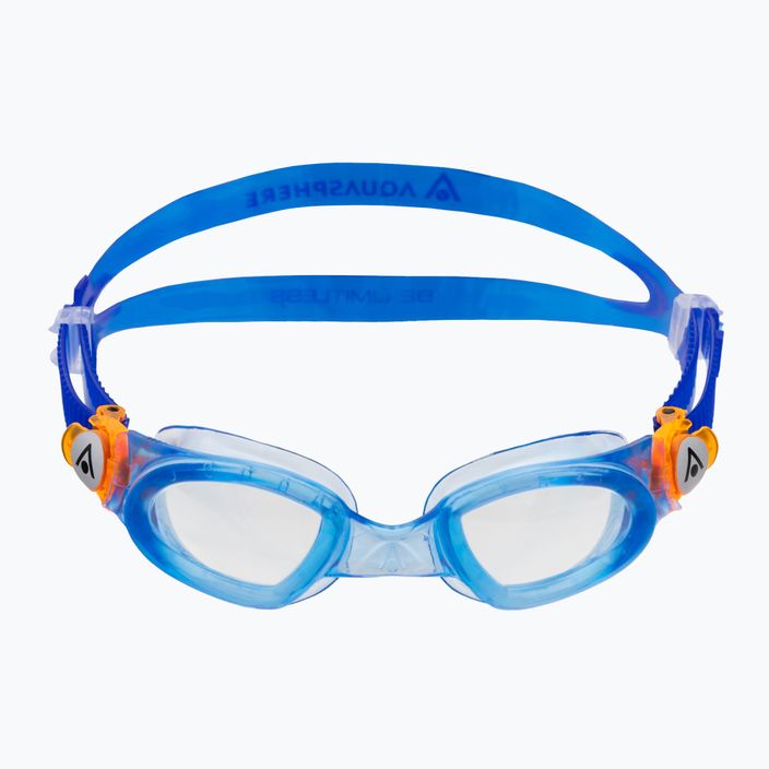 Παιδικά γυαλιά κολύμβησης Aquasphere Moby μπλε/πορτοκαλί/καθαρό EP3094008LC 2