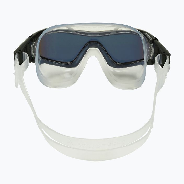 Aquasphere Vista Pro διάφανη/χρυσή μάσκα κολύμβησης τιτανίου/χρυσού καθρέφτη MS5040101LMG 5