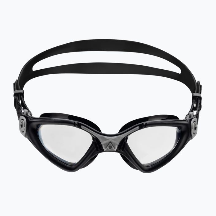 Aquasphere Kayenne μαύρα/ασημί/διαφανή γυαλιά κολύμβησης EP2960115LC 2