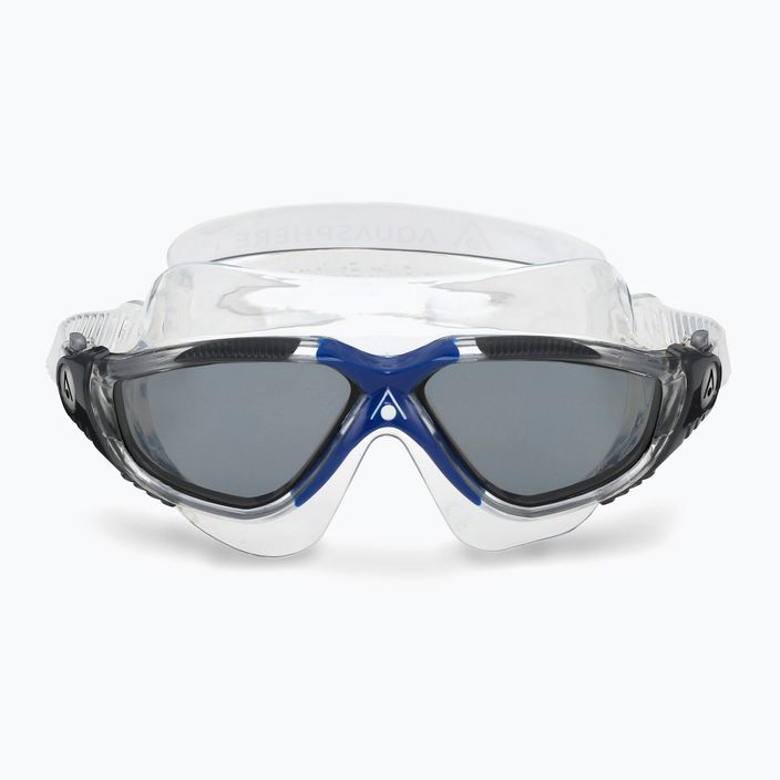 Μάσκα κολύμβησης Aquasphere Vista διαφανής/σκούρο γκρι/ καπνός καθρέφτη MS5050012LD 7