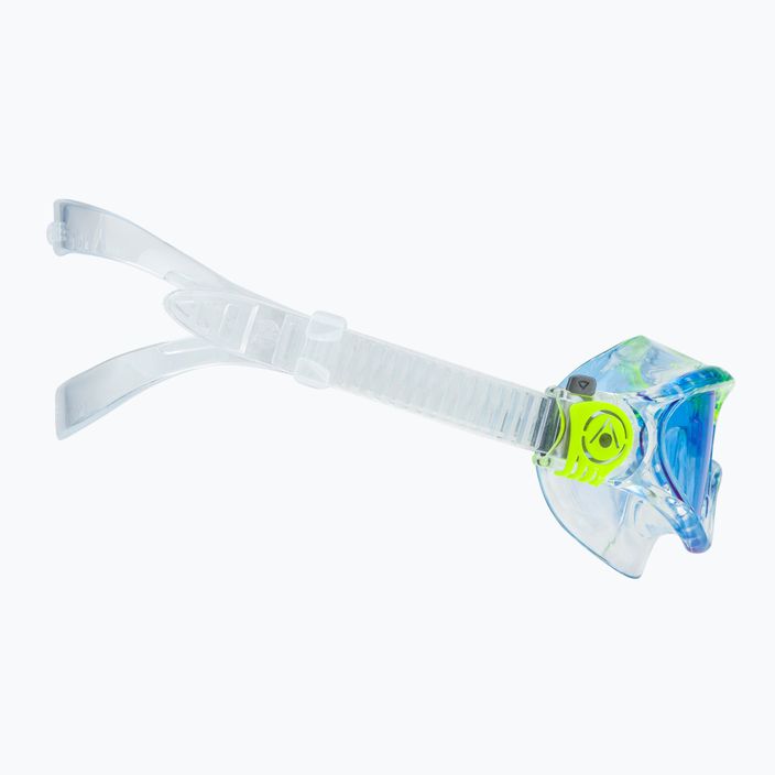 Παιδική μάσκα κολύμβησης Aquasphere Vista διαφανής/φωτεινό πράσινο/μπλε MS5080031LB 3
