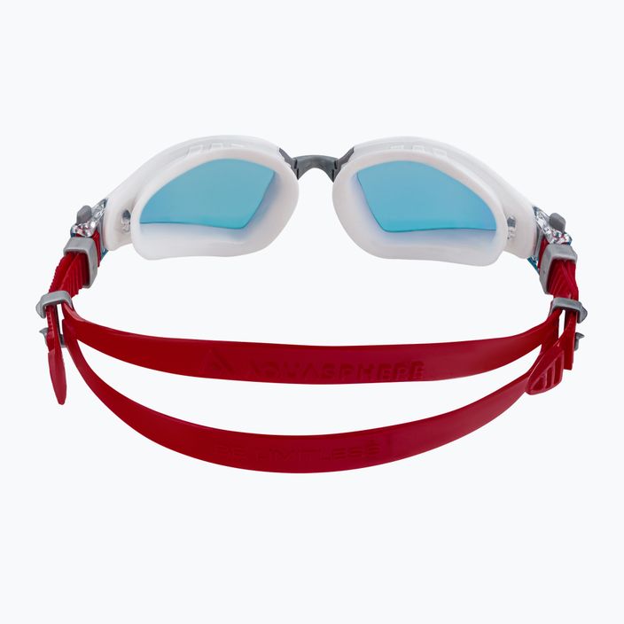 Aquasphere Kayenne Pro λευκά/γκρι/κόκκινα γυαλιά κολύμβησης EP3040910LMR 5