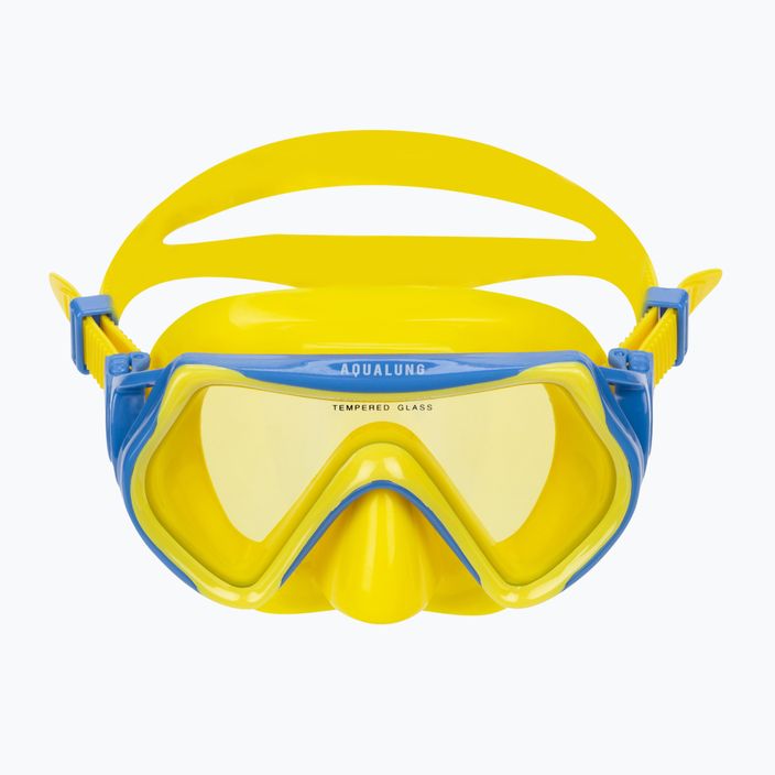 Aqualung Παιδικό σετ αναπνευστήρα Hero Set κίτρινο και μπλε SV1160740SM 3