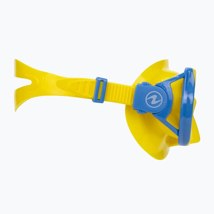 Aqualung Παιδικό σετ αναπνευστήρα Hero Set κίτρινο και μπλε SV1160740SM 4