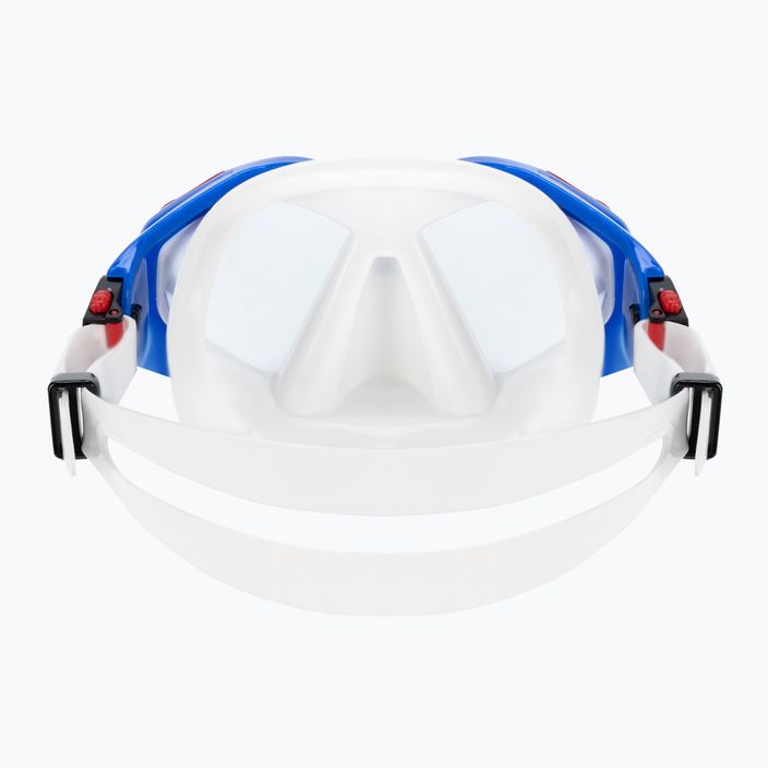 Aqualung Hawkeye σετ κατάδυσης μάσκα + αναπνευστήρας μπλε/κόκκινο SC3974006 5