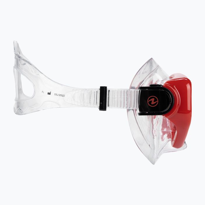 Aqualung Saturn Combo Snorkel Kit Μάσκα + αναπνευστήρας Κόκκινο SC3980006 3