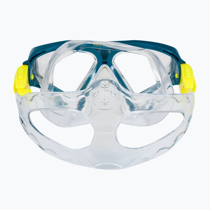 Aqualung Saturn σετ κατάδυσης μάσκα + αναπνευστήρας μπλε SC3980040 6