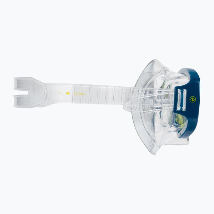 Aqualung Raccon σετ κατάδυσης μάσκα + αναπνευστήρας μπλε/κίτρινο SC4000007 4