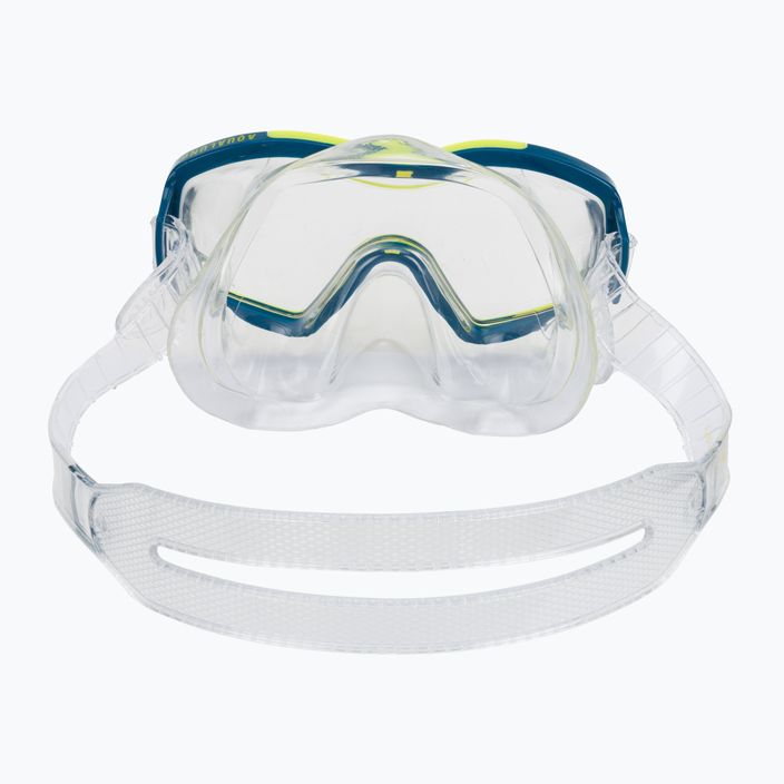 Aqualung Raccon σετ κατάδυσης μάσκα + αναπνευστήρας μπλε/κίτρινο SC4000007 6