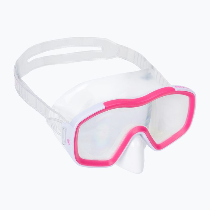 Aqualung Raccon παιδικό σετ αναπνευστήρα μάσκα + αναπνευστήρας ροζ SC4000902 2