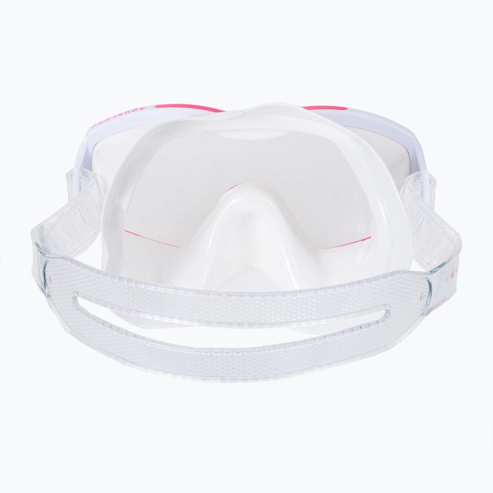 Aqualung Raccon παιδικό σετ αναπνευστήρα μάσκα + αναπνευστήρας ροζ SC4000902 6