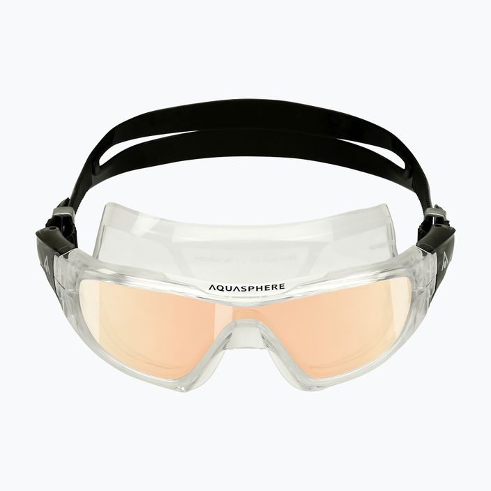 Aquasphere Vista Pro διάφανη/μαύρη/καθρέφτης ιριδίζουσα μάσκα κολύμβησης MS5040001LMI 7