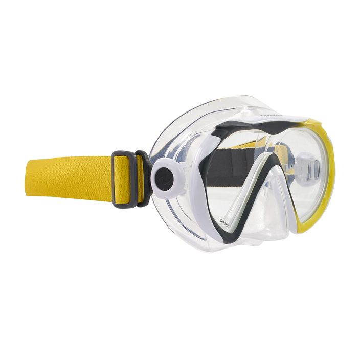 Aqualung Compass μάσκα κατάδυσης μαύρη/κίτρινη MS5380107 2