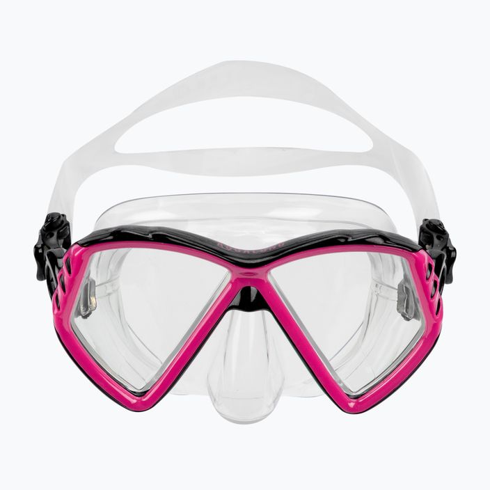 Aqualung Cub διάφανη/ροζ μάσκα κατάδυσης junior MS5530002 2