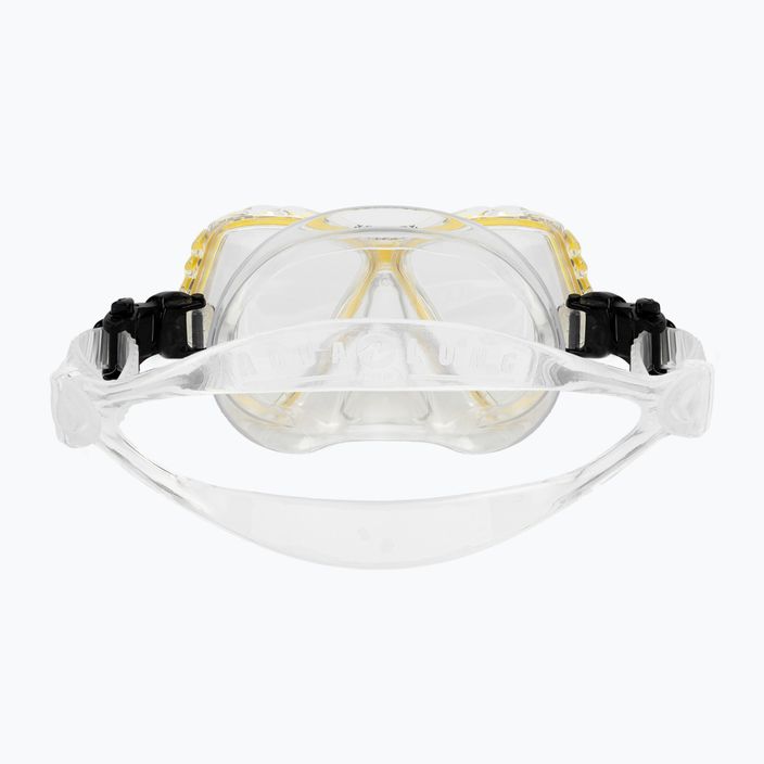 Aqualung Cub διάφανη/κίτρινη μάσκα κατάδυσης junior MS5530007 5