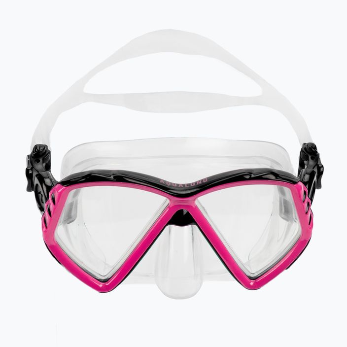 Aqualung Cub διάφανη/ροζ παιδική μάσκα κατάδυσης MS5540002 2