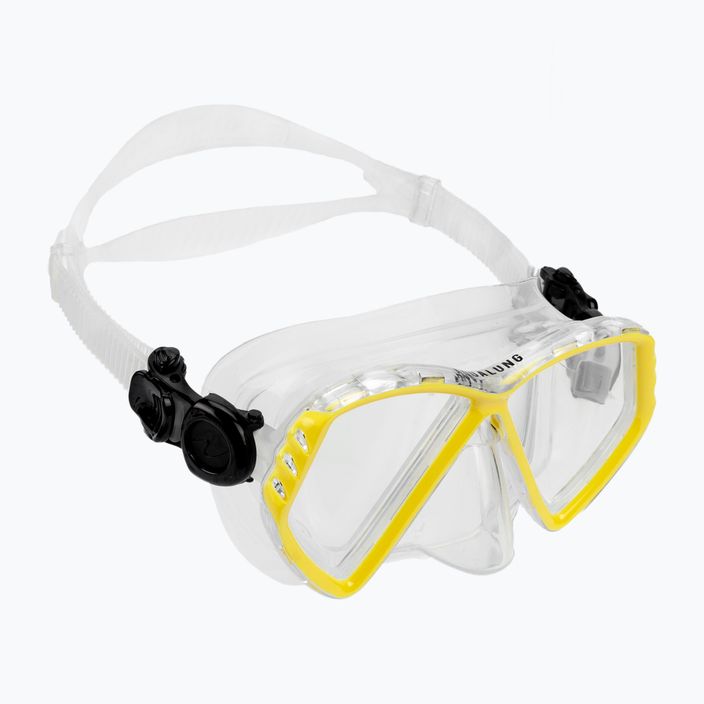 Aqualung Cub transarent/κίτρινη παιδική μάσκα κατάδυσης MS5540007