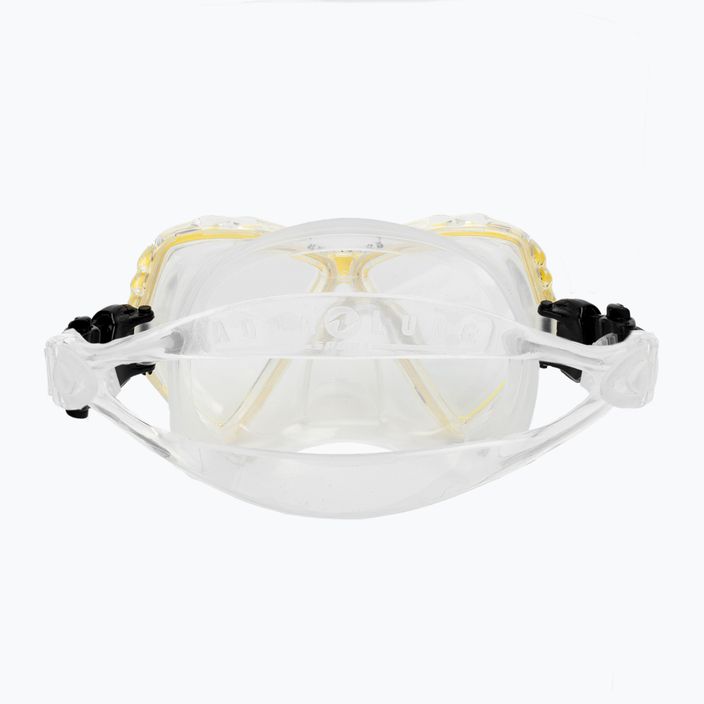 Aqualung Cub transarent/κίτρινη παιδική μάσκα κατάδυσης MS5540007 5