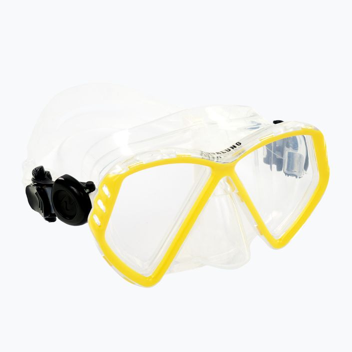Aqualung Cub transarent/κίτρινη παιδική μάσκα κατάδυσης MS5540007 6