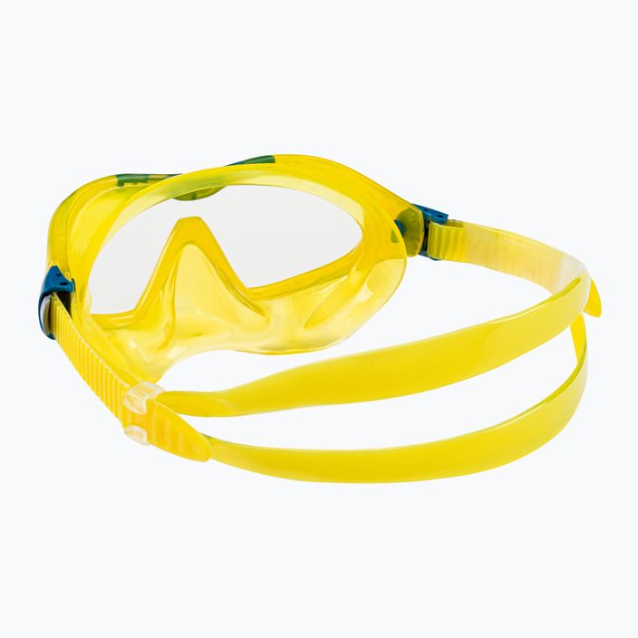 Aqualung Mix παιδική μάσκα κατάδυσης κίτρινο/πετρόλ MS5560798S 4