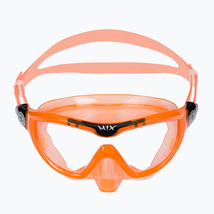Aqualung Mix πορτοκαλί/μαύρη παιδική μάσκα κατάδυσης MS5560801S 2