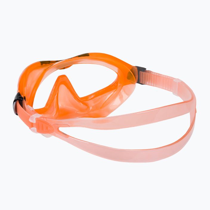 Aqualung Mix πορτοκαλί/μαύρη παιδική μάσκα κατάδυσης MS5560801S 4