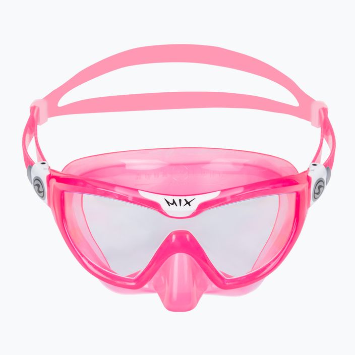Aqualung Mix ροζ/λευκή παιδική μάσκα κατάδυσης MS5560209S 2