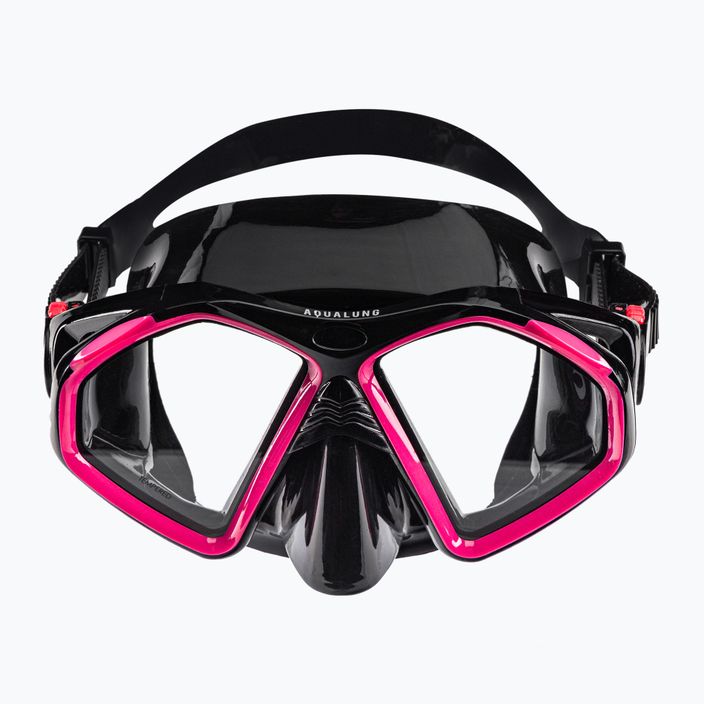 Aqualung Hawkeye μάσκα κατάδυσης μαύρο/ροζ MS5570102 2