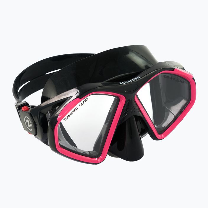 Aqualung Hawkeye μάσκα κατάδυσης μαύρο/ροζ MS5570102 6
