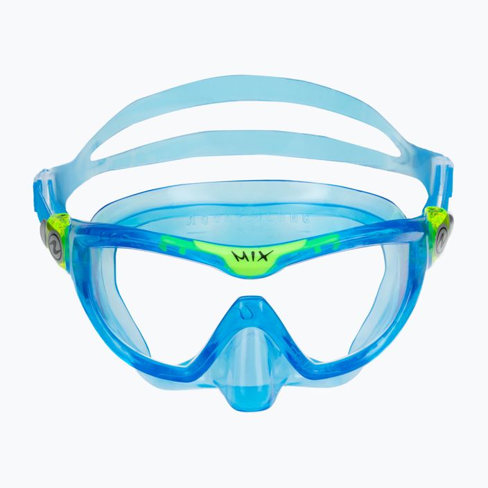 Aqualung Mix παιδική μάσκα κατάδυσης light blue/blue green MS5564131S 2