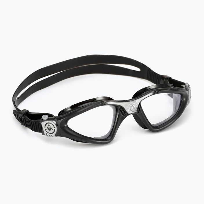 Aquasphere Kayenne μαύρο / ασημί / φακοί διαφανή γυαλιά κολύμβησης EP3140115LC 6