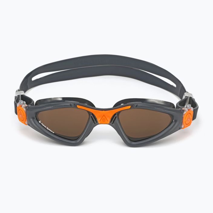 Aquasphere Kayenne γκρι/πορτοκαλί γυαλιά κολύμβησης 7