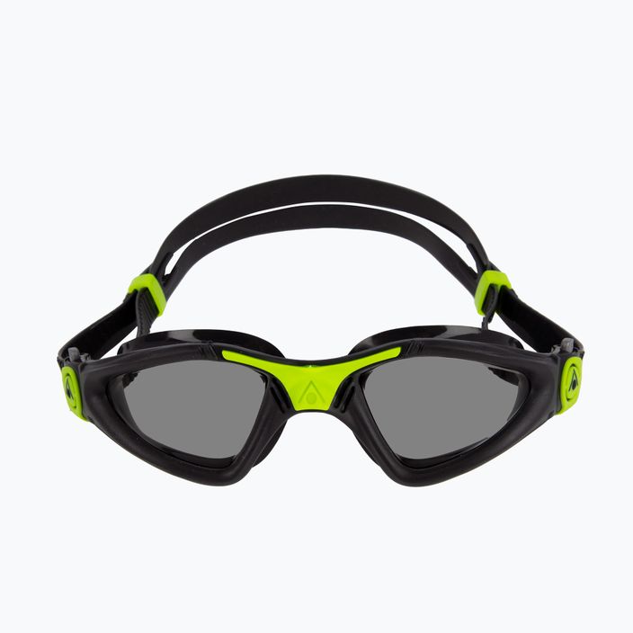 Aquasphere Kayenne σκούρο γκρι/πράσινα γυαλιά κολύμβησης 7
