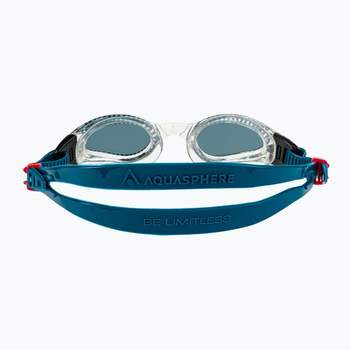 Γυαλιά κολύμβησης Aquasphere Kaiman διάφανα/πετρόλ/σκούρο EP3180098LD 5