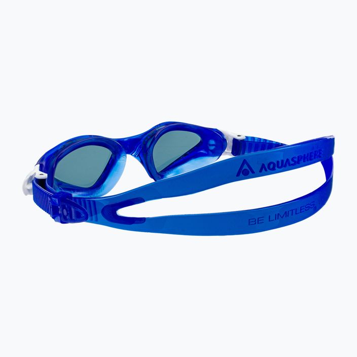 Aquasphere Kayenne μπλε / λευκό / φακοί σκούρα παιδικά γυαλιά κολύμβησης EP3194009LD 4