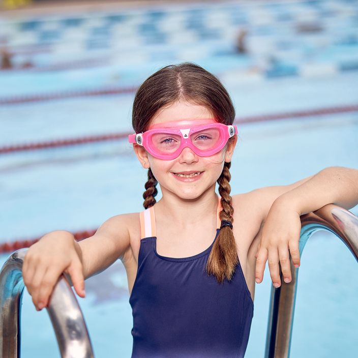 Παιδική μάσκα κολύμβησης Aquasphere Seal Kid 2 μπλε/ροζ/καθαρό MS5610202LC 5