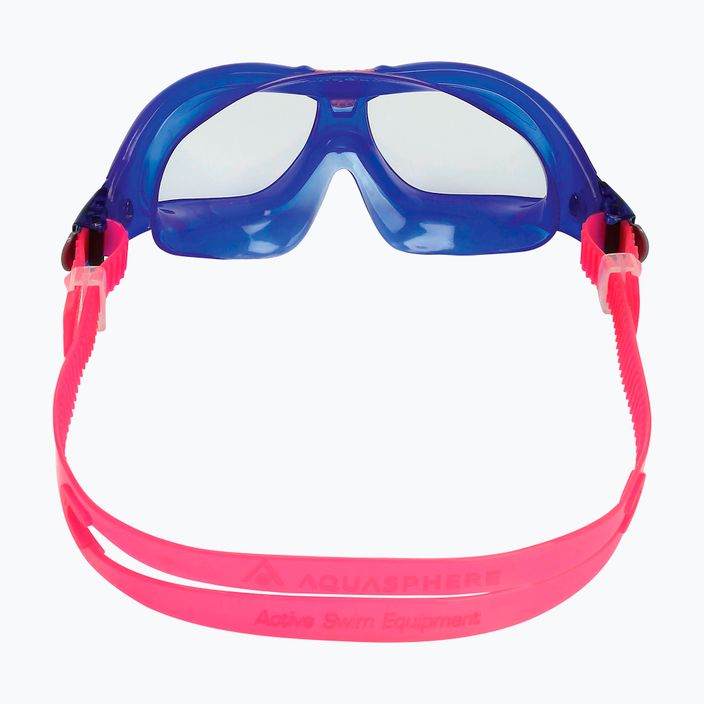 Aquasphere Seal Kid 2 παιδική μάσκα κολύμβησης ροζ/ροζ/καθαρό MS5614002LC 4