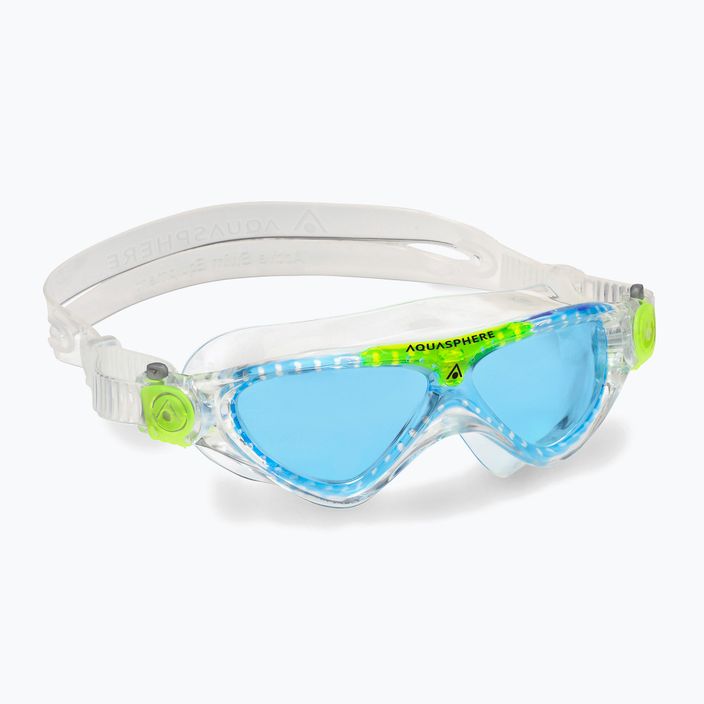 Παιδική μάσκα κολύμβησης Aquasphere Vista διαφανής/φωτεινό πράσινο/μπλε MS5630031LB 6