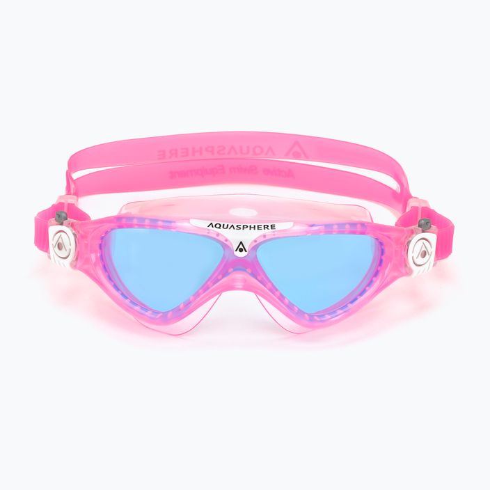 Aquasphere Vista παιδική μάσκα κολύμβησης ροζ/λευκό/μπλε MS5630209LB 7