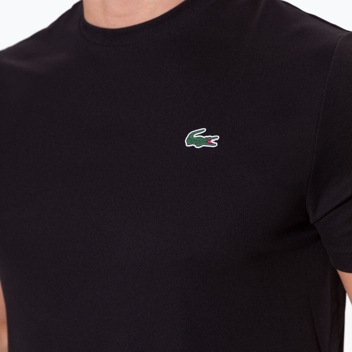 Lacoste ανδρικό πουκάμισο τένις μαύρο TH3401 4