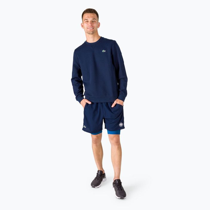 Lacoste ανδρικό φούτερ τένις μπλε SH9604 2