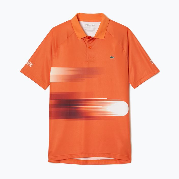 Lacoste ανδρικό μπλουζάκι πόλο τένις πορτοκαλί DH0853