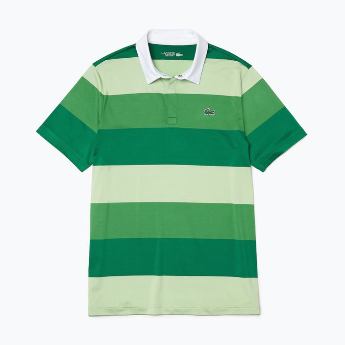 Lacoste ανδρικό μπλουζάκι πόλο τένις πράσινο DH0872