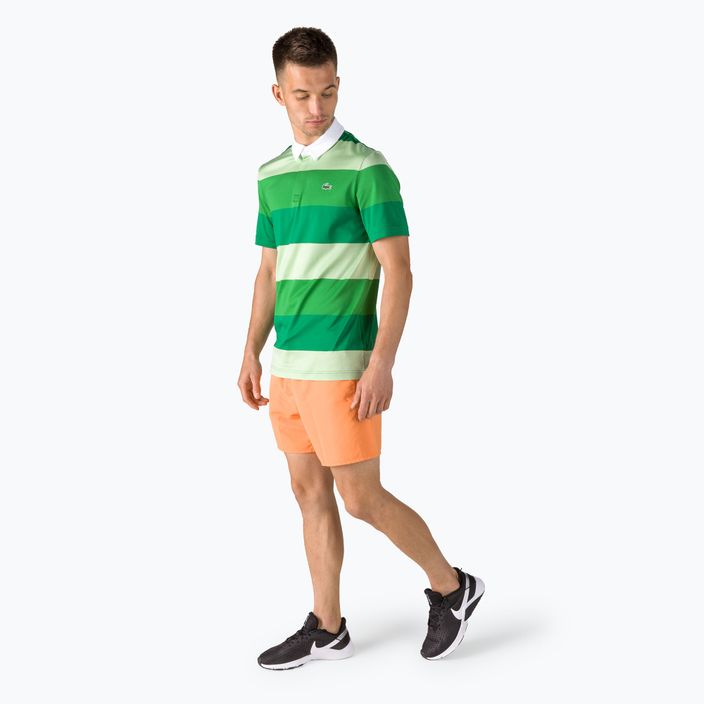 Lacoste ανδρικό μπλουζάκι πόλο τένις πράσινο DH0872 3