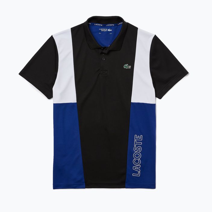 Lacoste ανδρικό μπλουζάκι πόλο τένις μαύρο DH0840