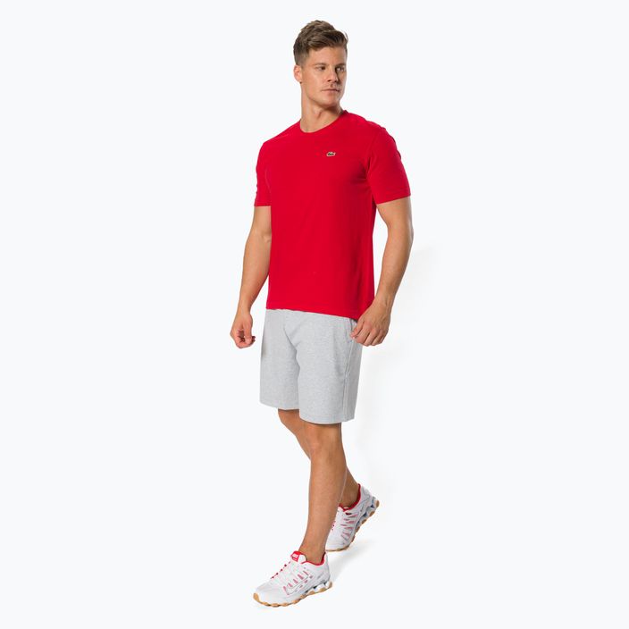 Lacoste ανδρικό πουκάμισο τένις κόκκινο TH7618 2